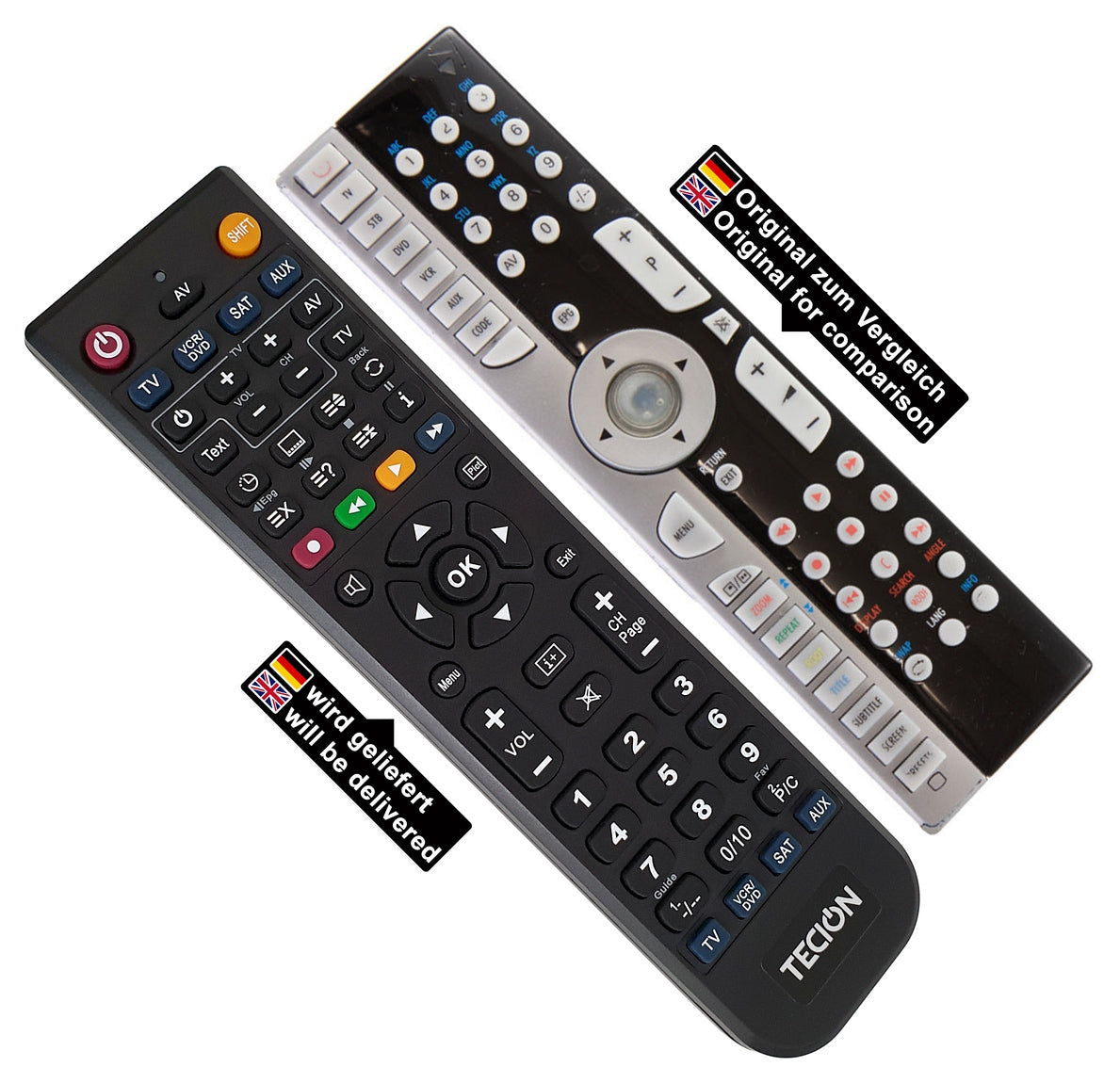 Tecion Fernbedienung für Medion MSN 40029057 MSN40029057