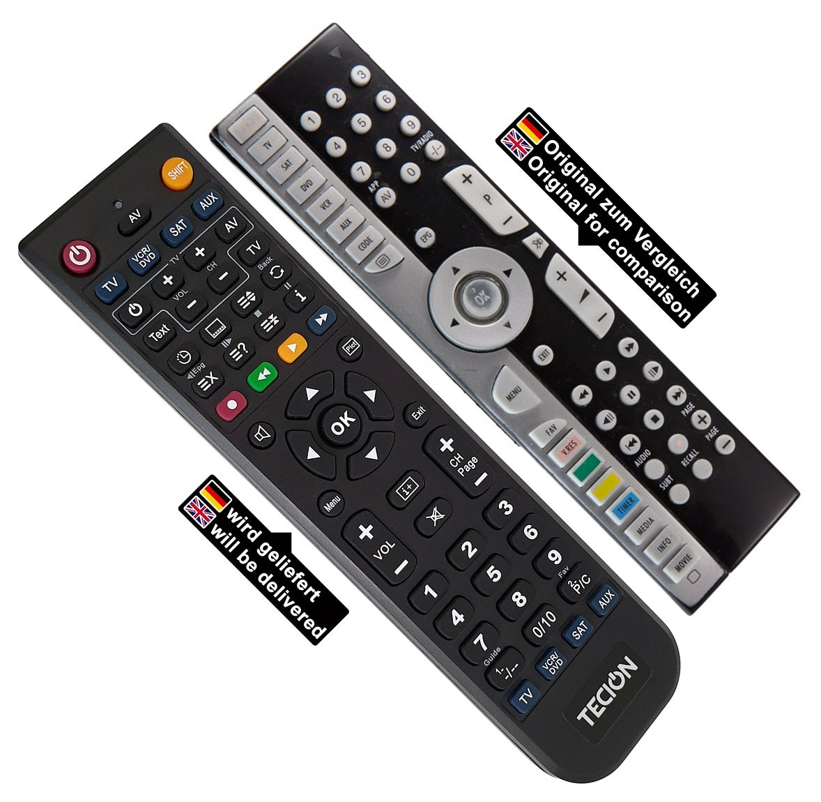 Tecion Fernbedienung für Medion MSN50038200 MSN50037019 MSN50038199 MD20148 MD28019