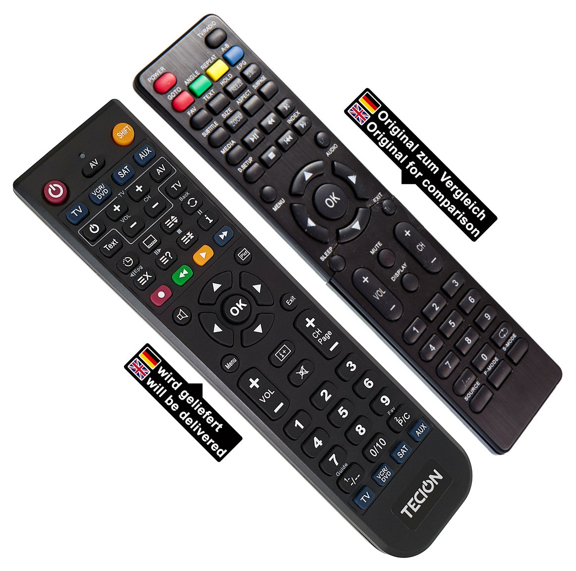 Tecion Fernbedienung für Jay-Tech, JTC TV818