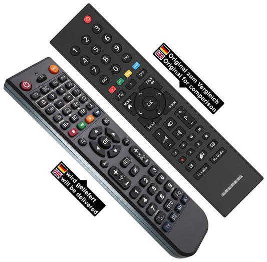 Ersatz Fernbedienung für Grundig TP6 | RC3214803/01 | TP6187R-P1 | TP 6 | RC3214803 01 | TP6187R P1