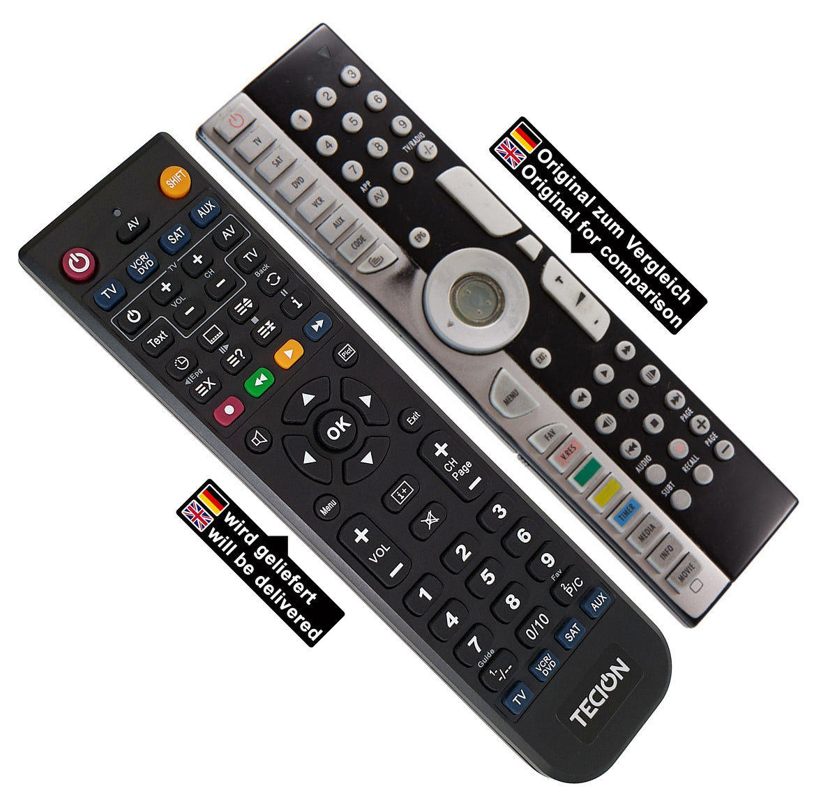 Tecion Fernbedienung für Medion MSN 50036959 MD 26078 MSN50036959
