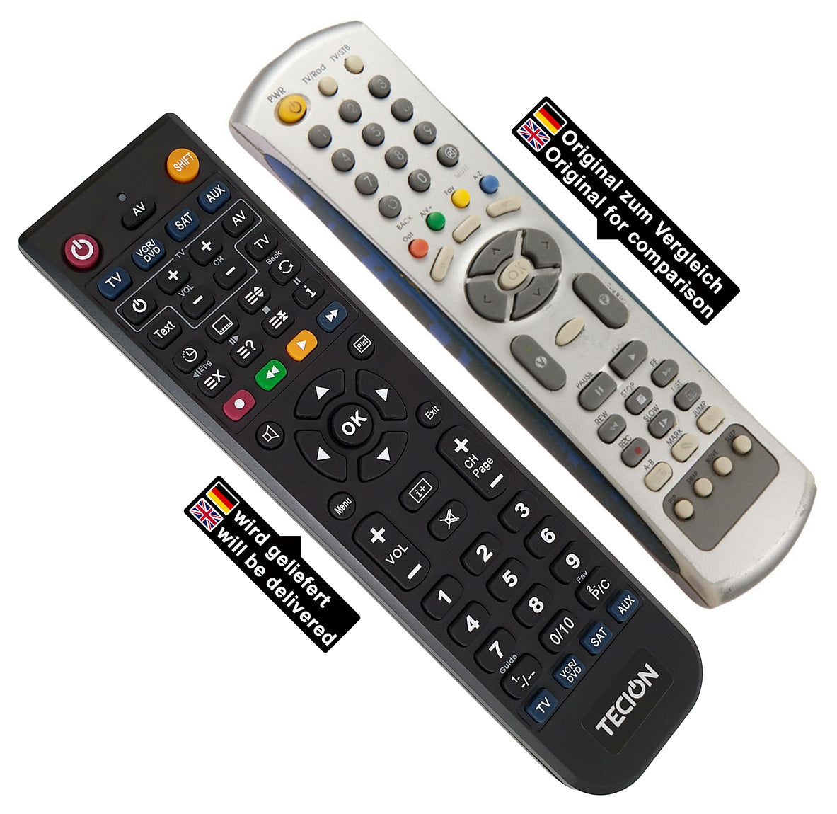 Tecion Fernbedienung für Homecast T8000