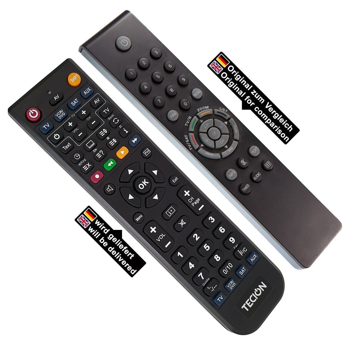 Tecion Fernbedienung für Triax RG414S SR110/120 RC102