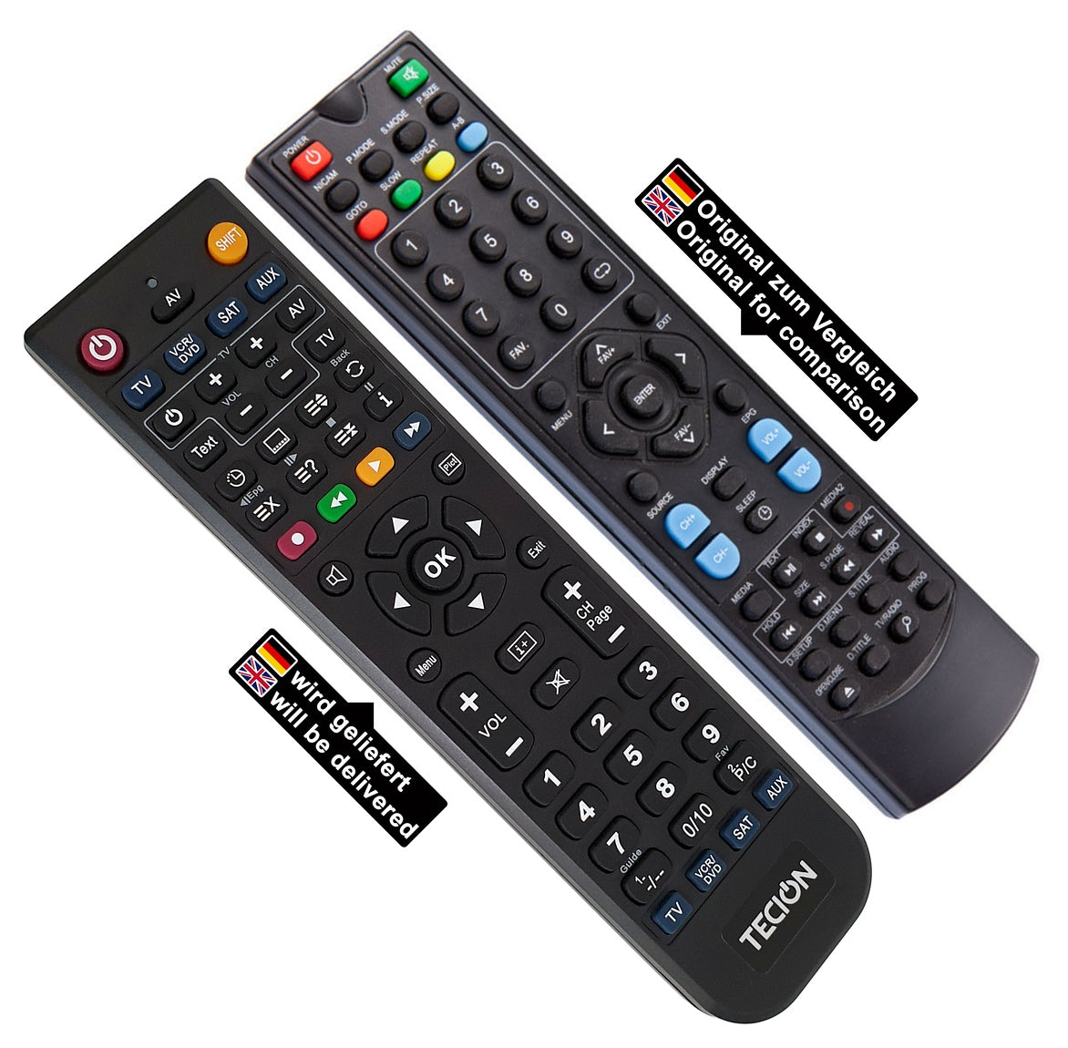 Tecion Fernbedienung für Alphatronics SM-15-VO