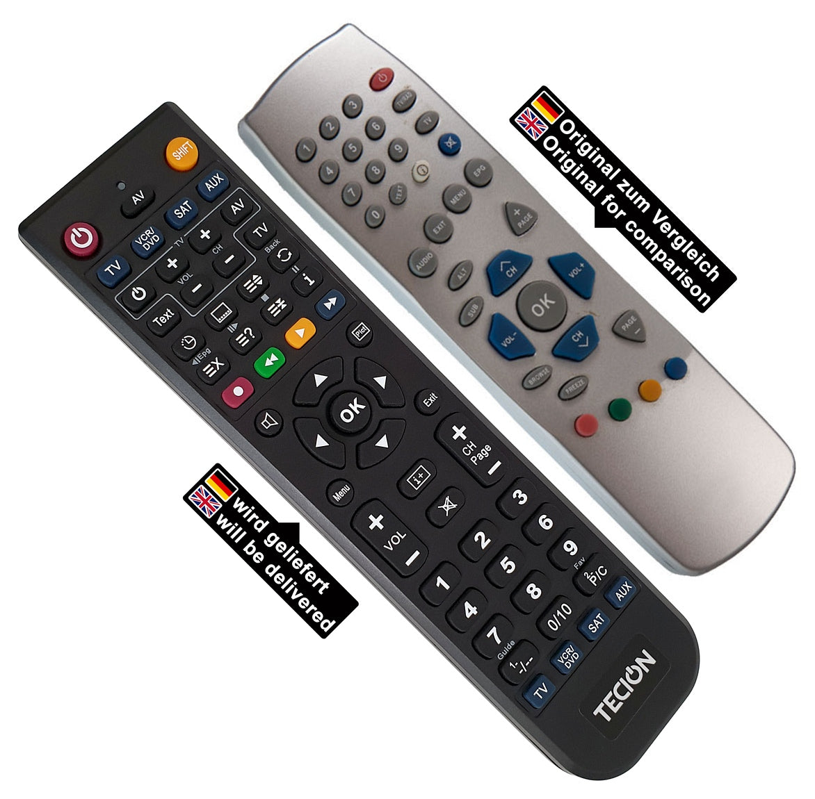 Tecion Fernbedienung für Palcom DSL-6T SAT DSL-5 S DSL-4 S Palcom001