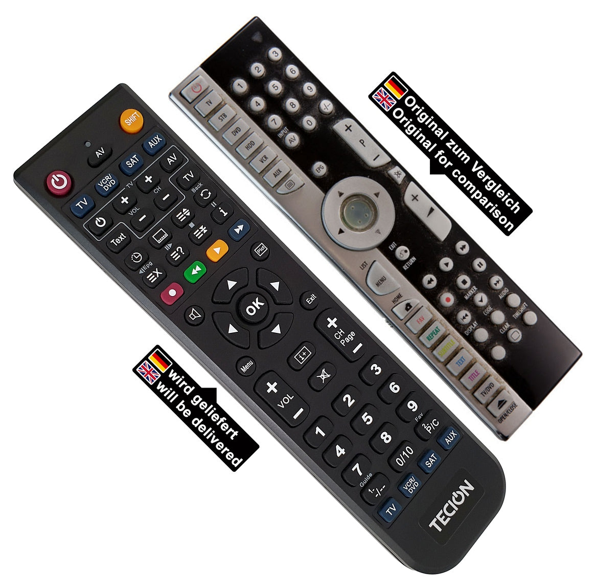 Tecion Fernbedienung für Medion MD84000 MD 84000 MSN 50030453