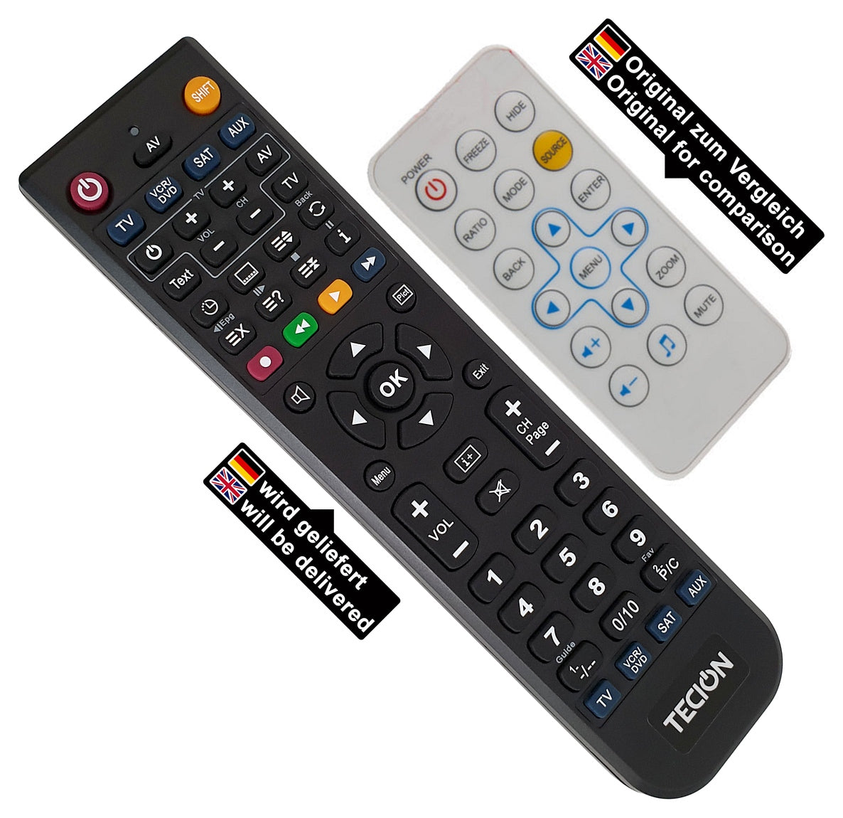 Tecion Fernbedienung für Acer MC.JGN11.001 K132 M1820