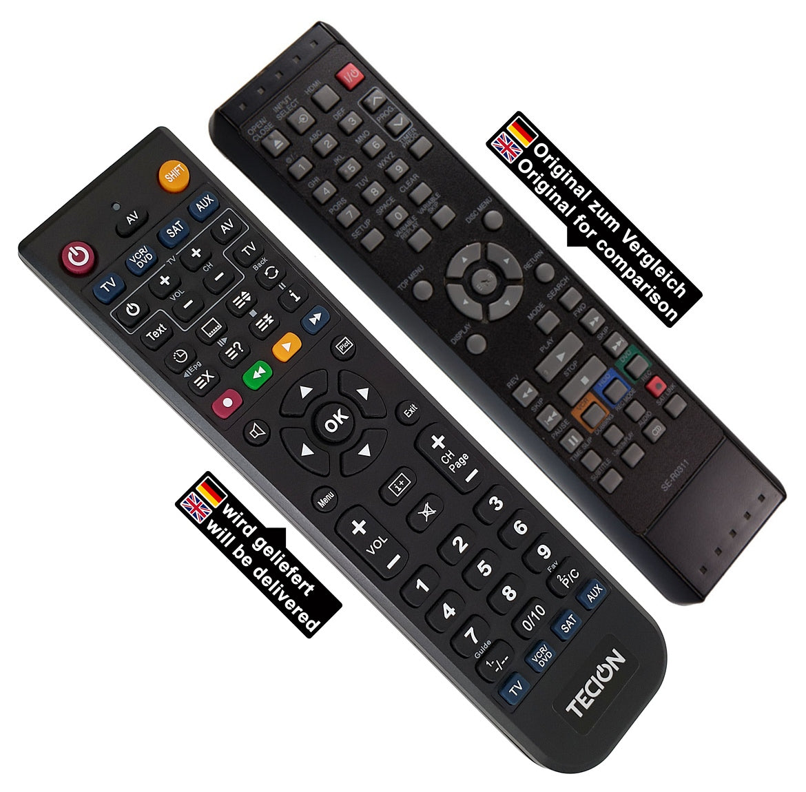 Tecion Fernbedienung für Toshiba SE-R0311