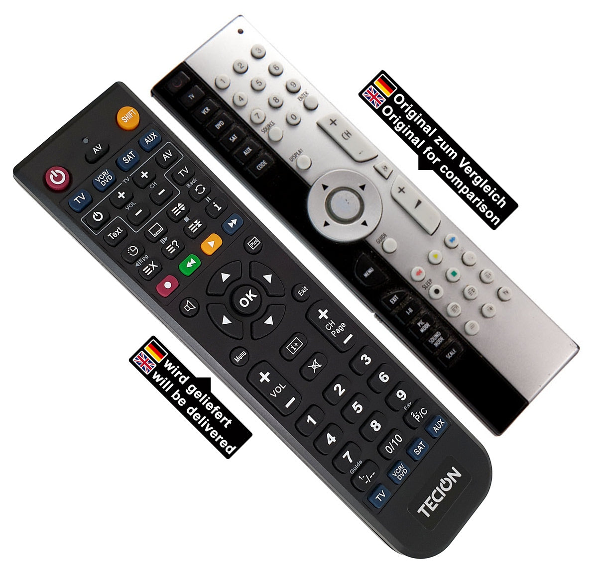 Tecion Fernbedienung für Medion MSN 40022767 MD 30169 MSN40022767