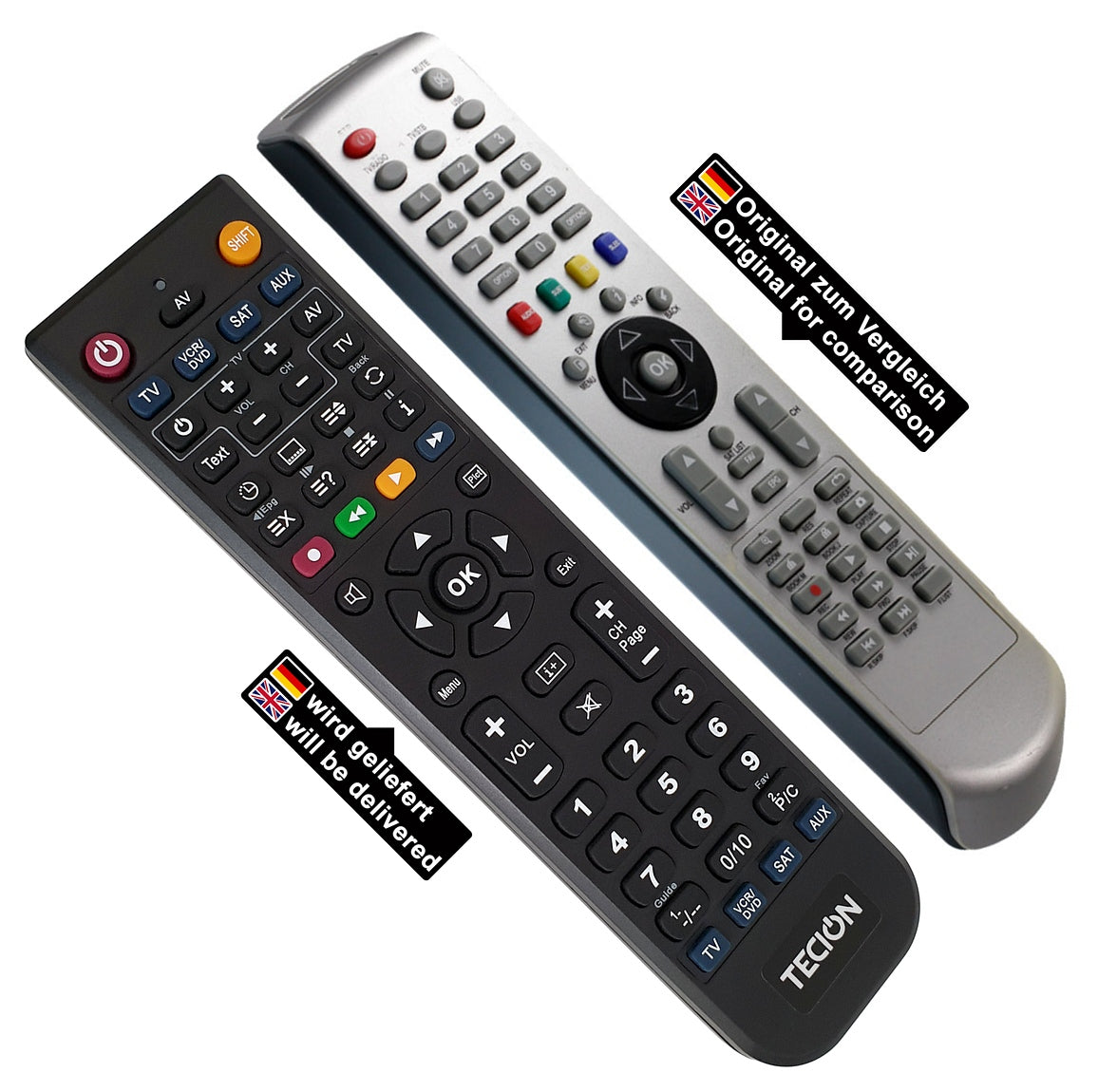 Tecion Fernbedienung für Koscom PVR5970VFD