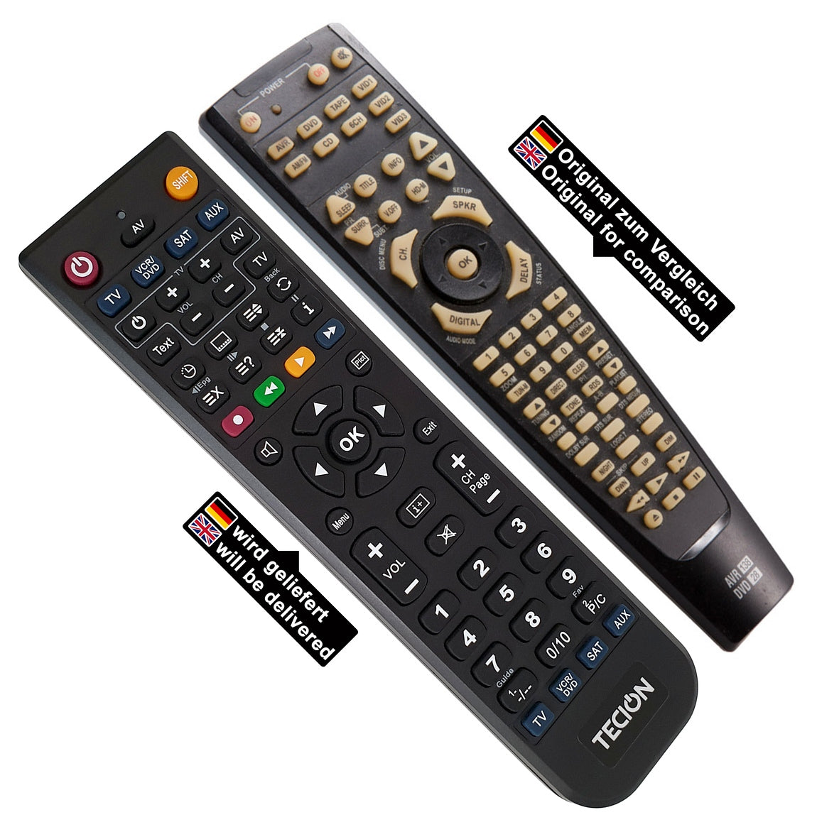 Tecion Fernbedienung für Harman Kardon AVR138 DVD28 AVR 138 DVD 28