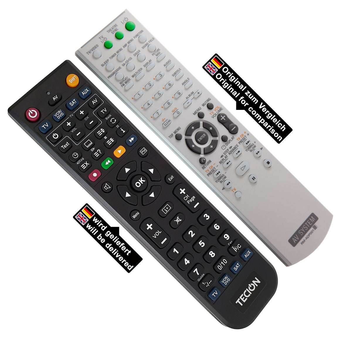 Tecion Fernbedienung für Sony RM-ADP001 RMADP001