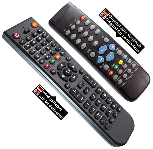 Ersatz Fernbedienung für TechniSat TV55-5000 | TV55-5002 | TV55-5002 1 | TV55-5003 | TV55-5003 1 | TV63-5001 | TV63-5001 1 | TV70-5001 | TV70-5001 ...