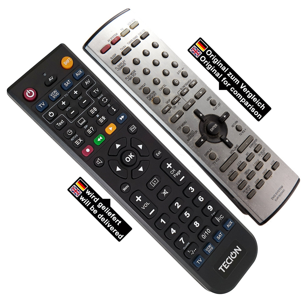 Tecion Fernbedienung für Panasonic EUR7623XA0