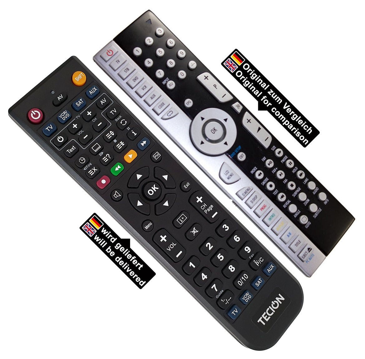 Tecion Fernbedienung für Medion MSN 30010202 MD 20141 MSN30010202