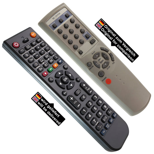 Ersatz Fernbedienung für Aiwa RC-ZAT04 | RCZAT04