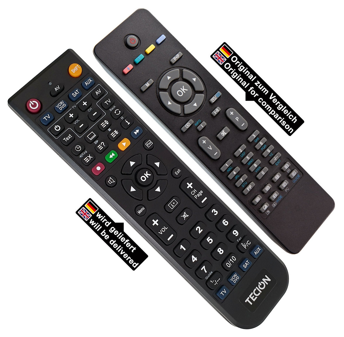 Tecion Fernbedienung für Medion RC1205b MD 30314 P14010 RC1205b MD30314