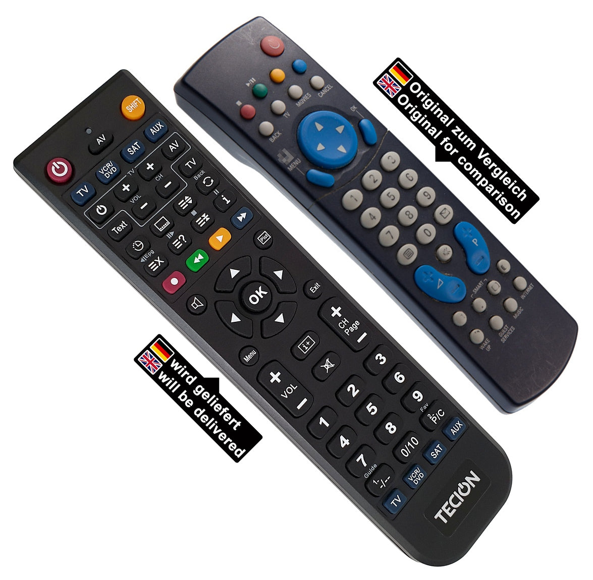 Tecion Fernbedienung für Philips RC86703/01 RC8670301