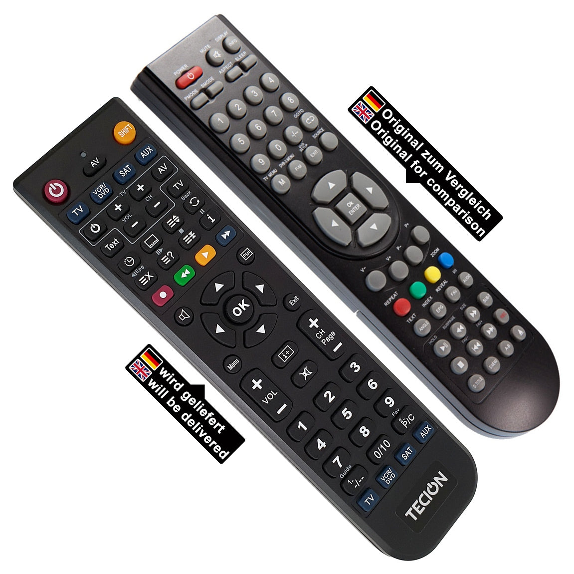 Tecion Fernbedienung für Alphatronics S-Line 22ES