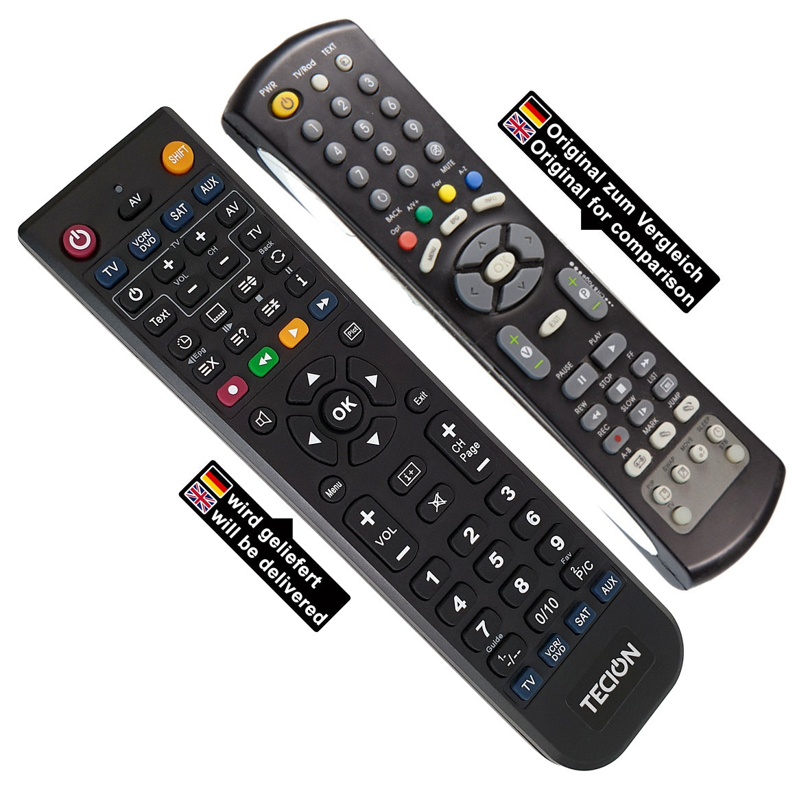 Tecion Fernbedienung für Homecast HS8100 HS9000