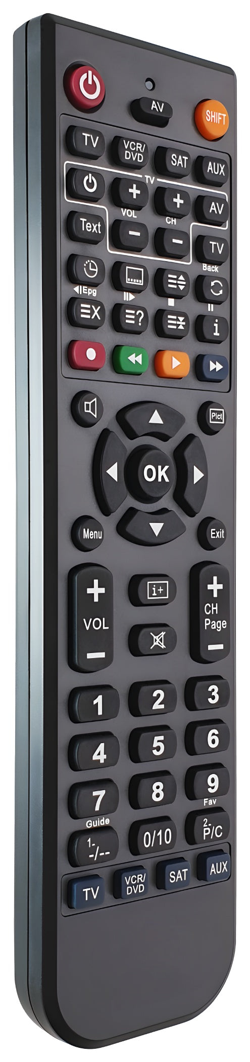 Ersatz Fernbedienung für Panasonic TX-24D300 10102052 | TX-24D300E | TX-24D302B | TX-24DW334 | TX-24E200 | TX-24E200E 10110908 | TX-24E302B | TX-24...