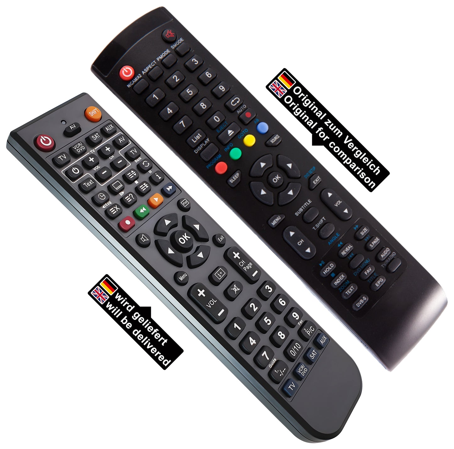Ersatz Fernbedienung für Dyon Delta 24 | Delta 24 Basic