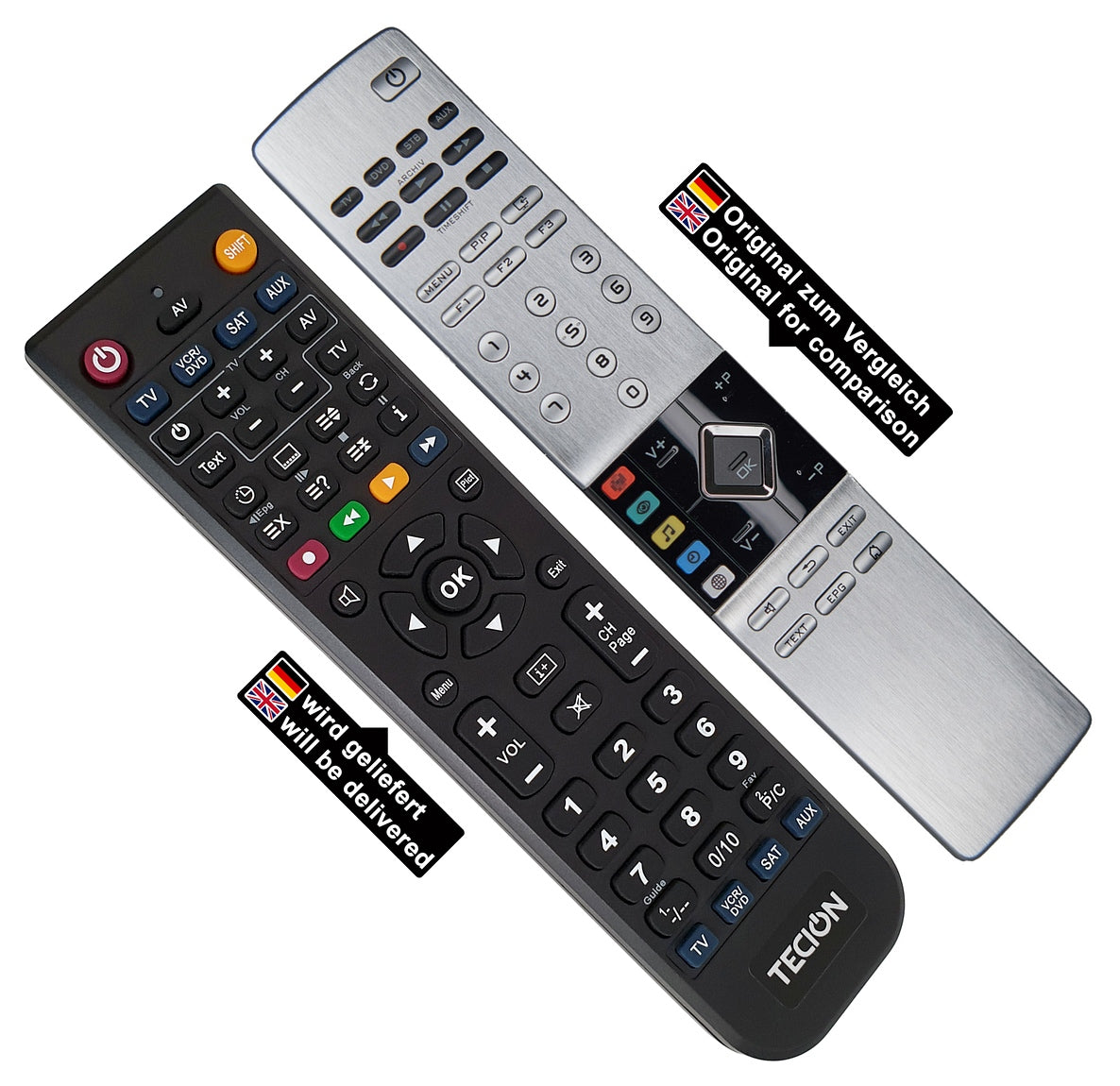 Tecion Fernbedienung für Metz SOLEA 42 MEDIA R 42TW46 SOLEA 55 MEDIA R 55TW46 SOLEA PRO 42 MEDIA TWIN R 42TW47 SOLEA PRO 47 MEDIA TWIN R 47TW47