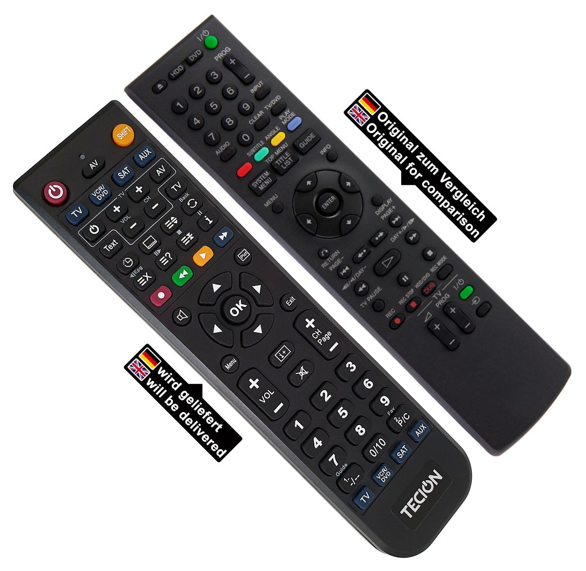 Tecion Fernbedienung für Sony RMT-D224P RMTD224P 988509569 RMT-D 224 P RMT D 224 P