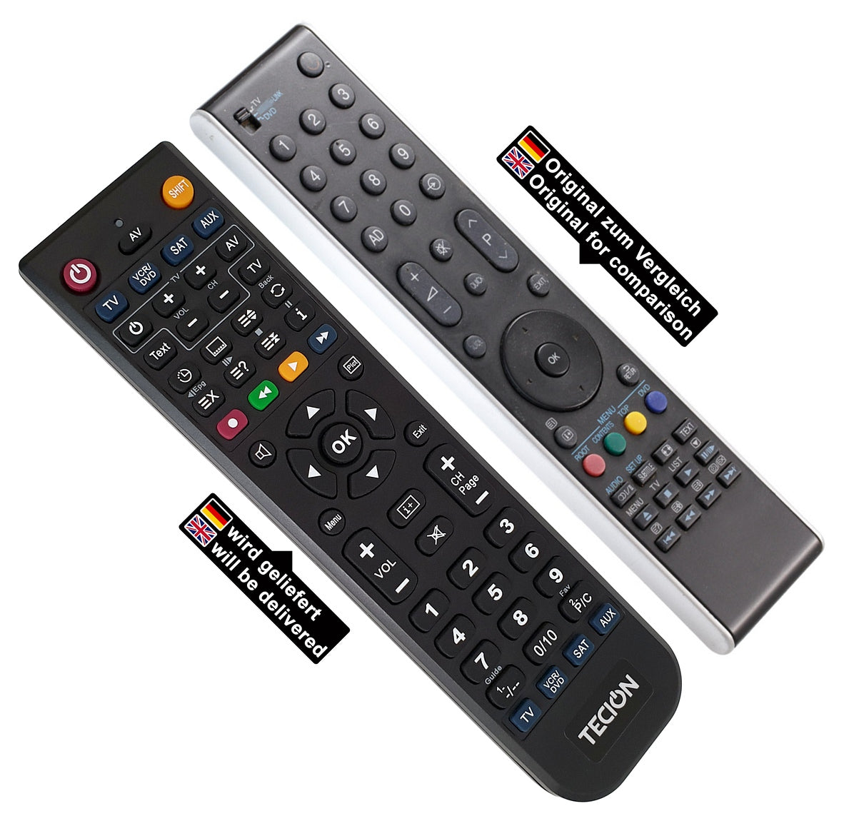 Tecion Fernbedienung für Toshiba CT-90344 CT-90345 CT90344 CT90345