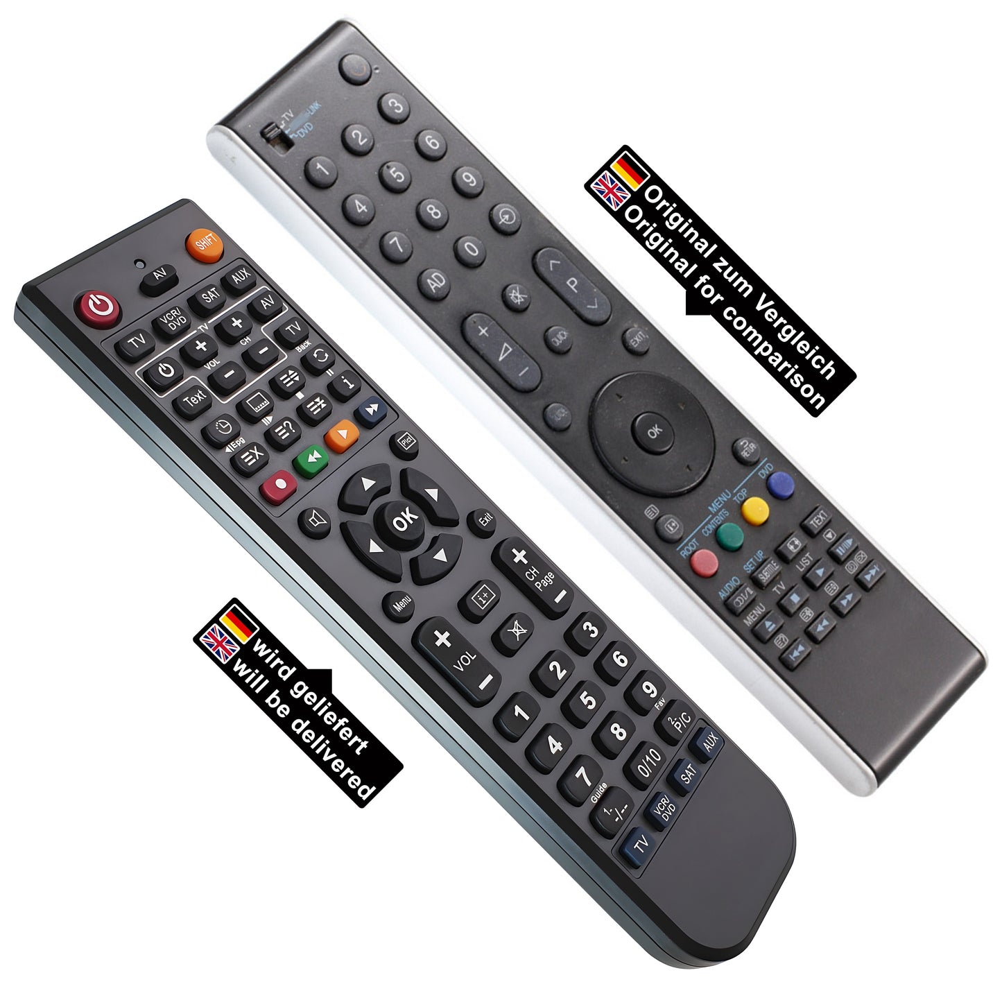 Ersatz Fernbedienung für Toshiba CT-90344 | CT-90345 | CT90344 | CT90345