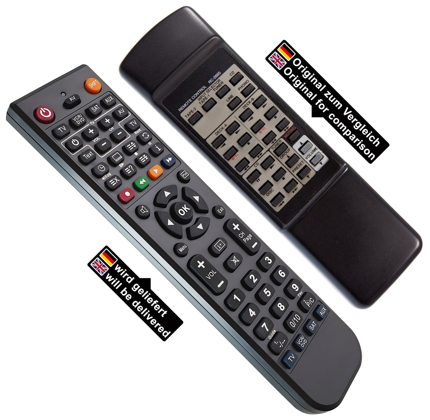 Ersatz Fernbedienung für Onkyo RC286S