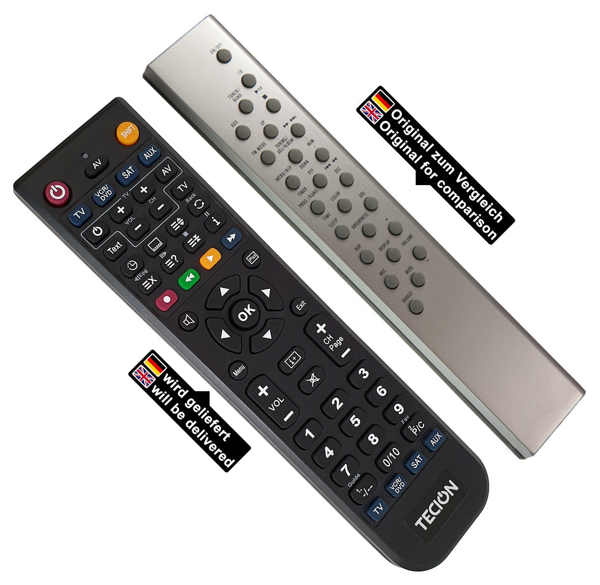 Tecion Fernbedienung für Grundig Ovation CDS6580 CDS6380 CDS6380S