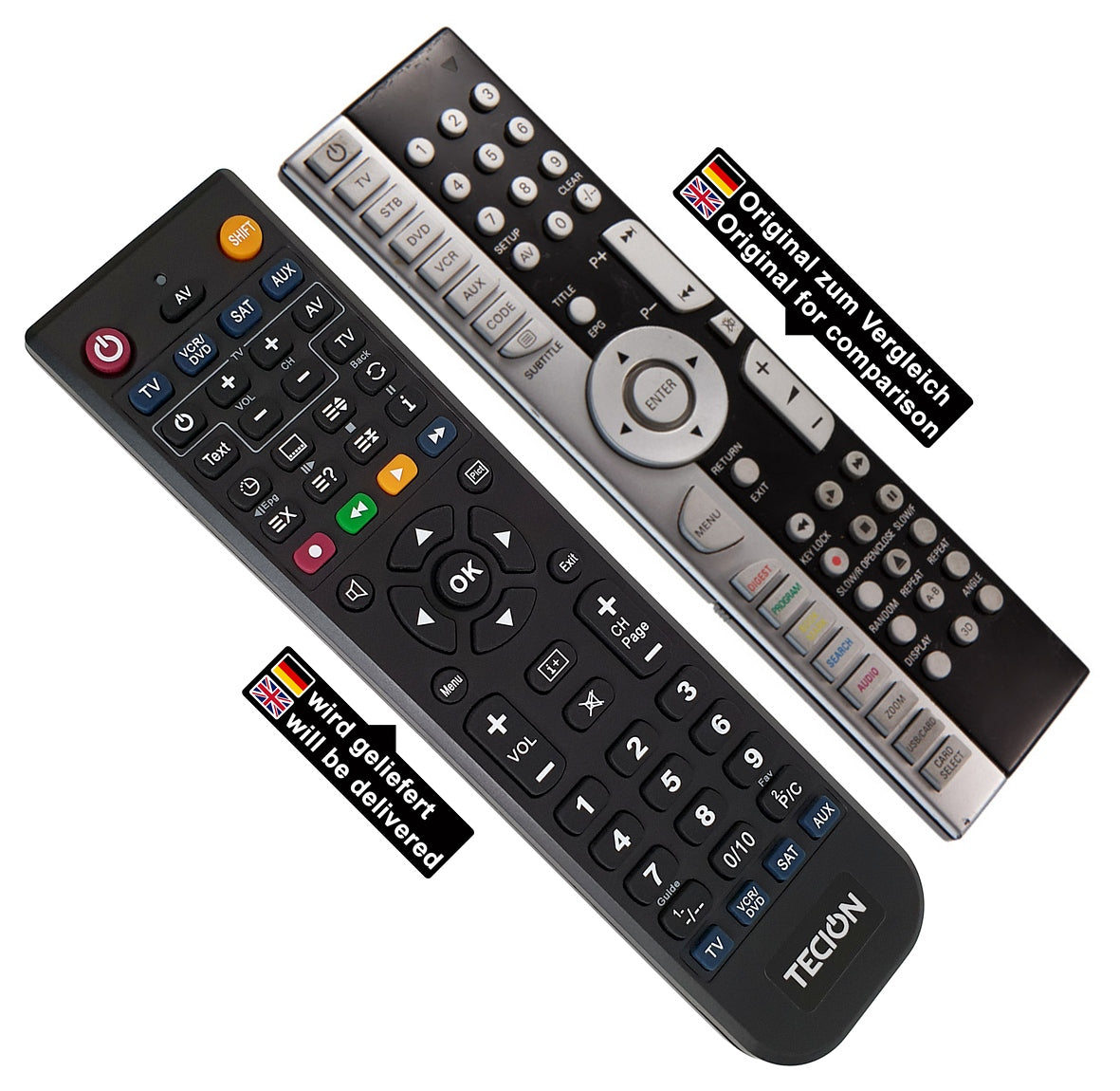 Tecion Fernbedienung für Medion MSN 50028932 MD 82333 MSN50028932