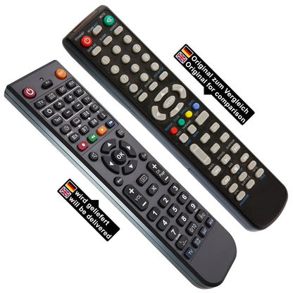 Ersatz Fernbedienung für Alphatronics TV-E19EWDD | E19EWDD
