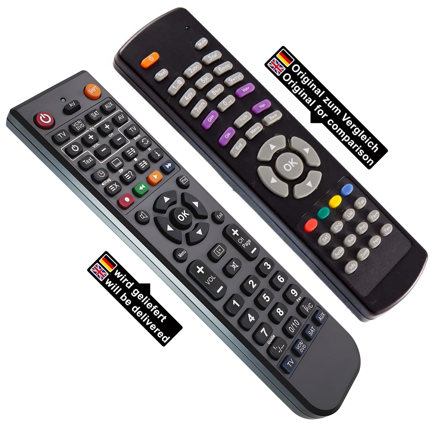 Ersatz Fernbedienung für Hirschmann CSR-X69 | CSRX69