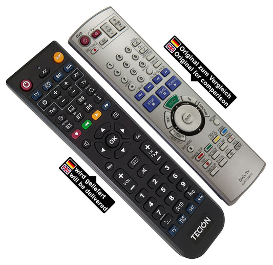 Tecion Fernbedienung für Panasonic EUR7729KKO EUR7729KK0