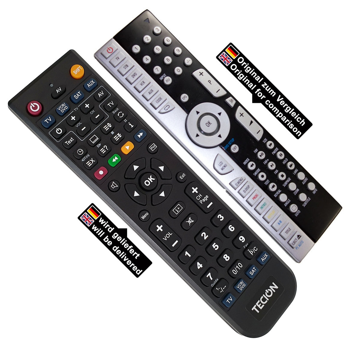 Tecion Fernbedienung für Medion MSN 40028215 MSN40028215