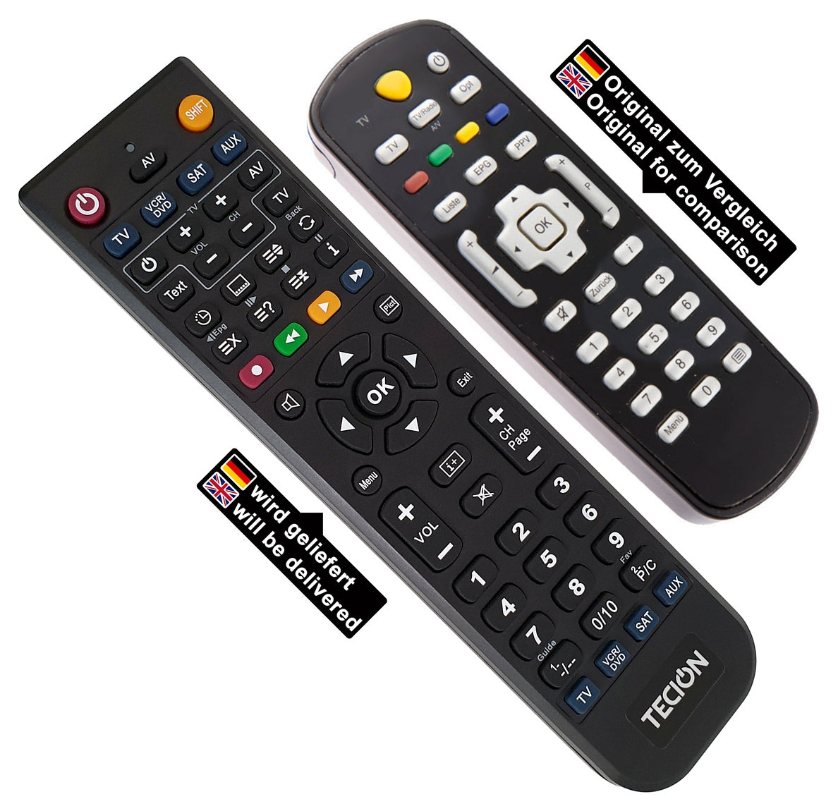 Tecion Fernbedienung für Kabel Digital Thomson RC189360100B