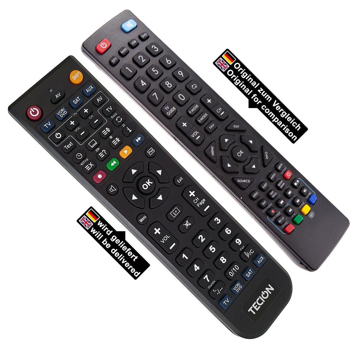 Tecion Fernbedienung für Blaupunkt TVs 3D