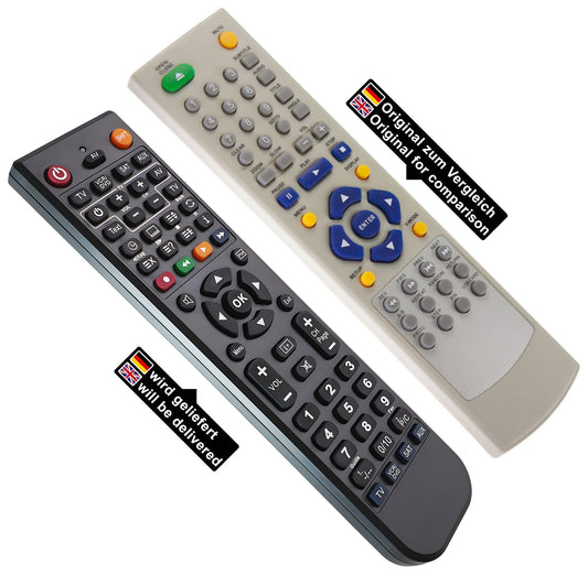 Ersatz Fernbedienung für United DVD7096