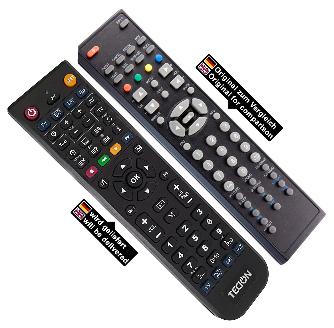 Tecion Fernbedienung für Medion MSN 50040143 MSN50040143