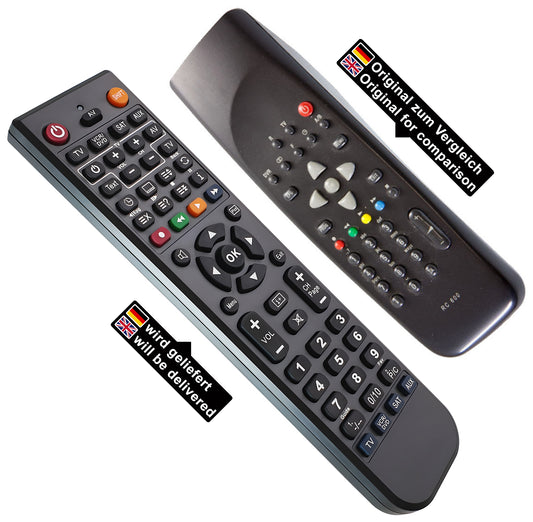 Ersatz Fernbedienung für Kathrein RC600