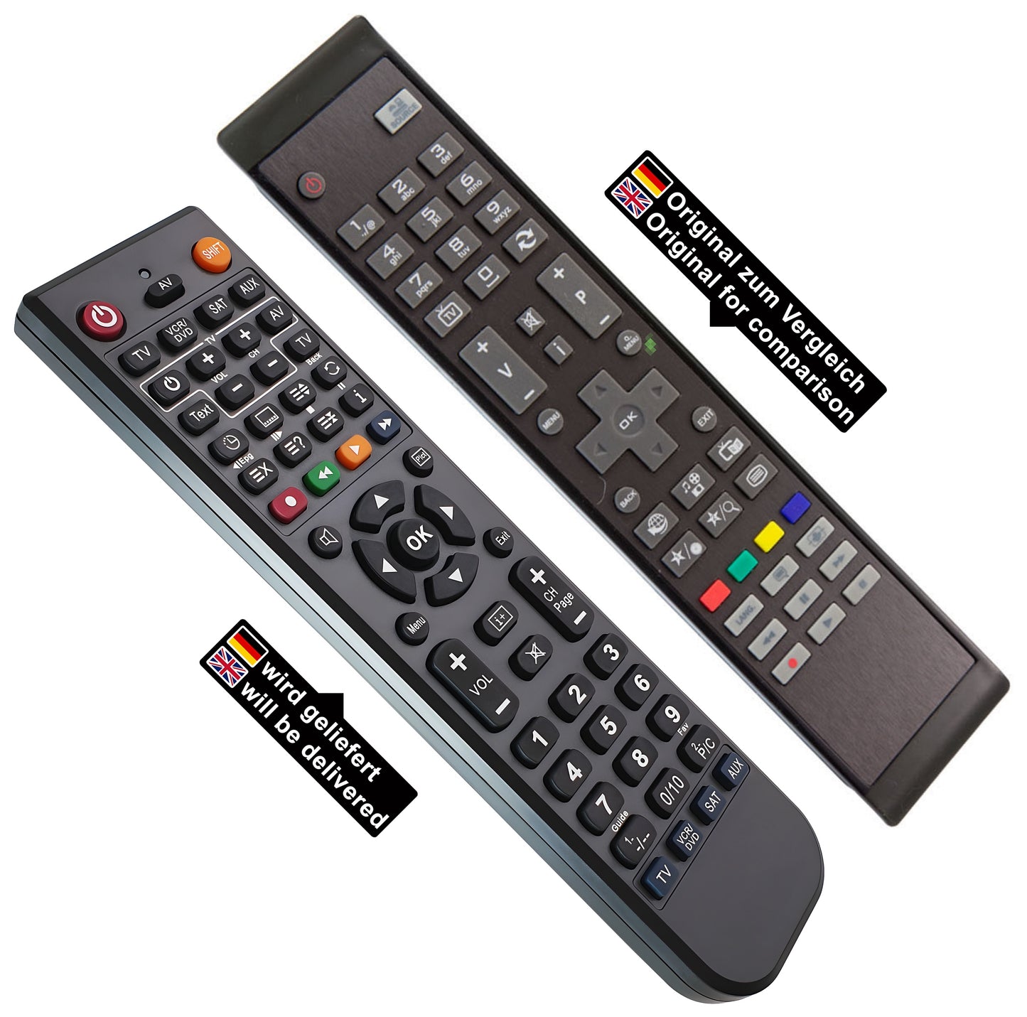 Ersatz Fernbedienung für Telefunken RC4822