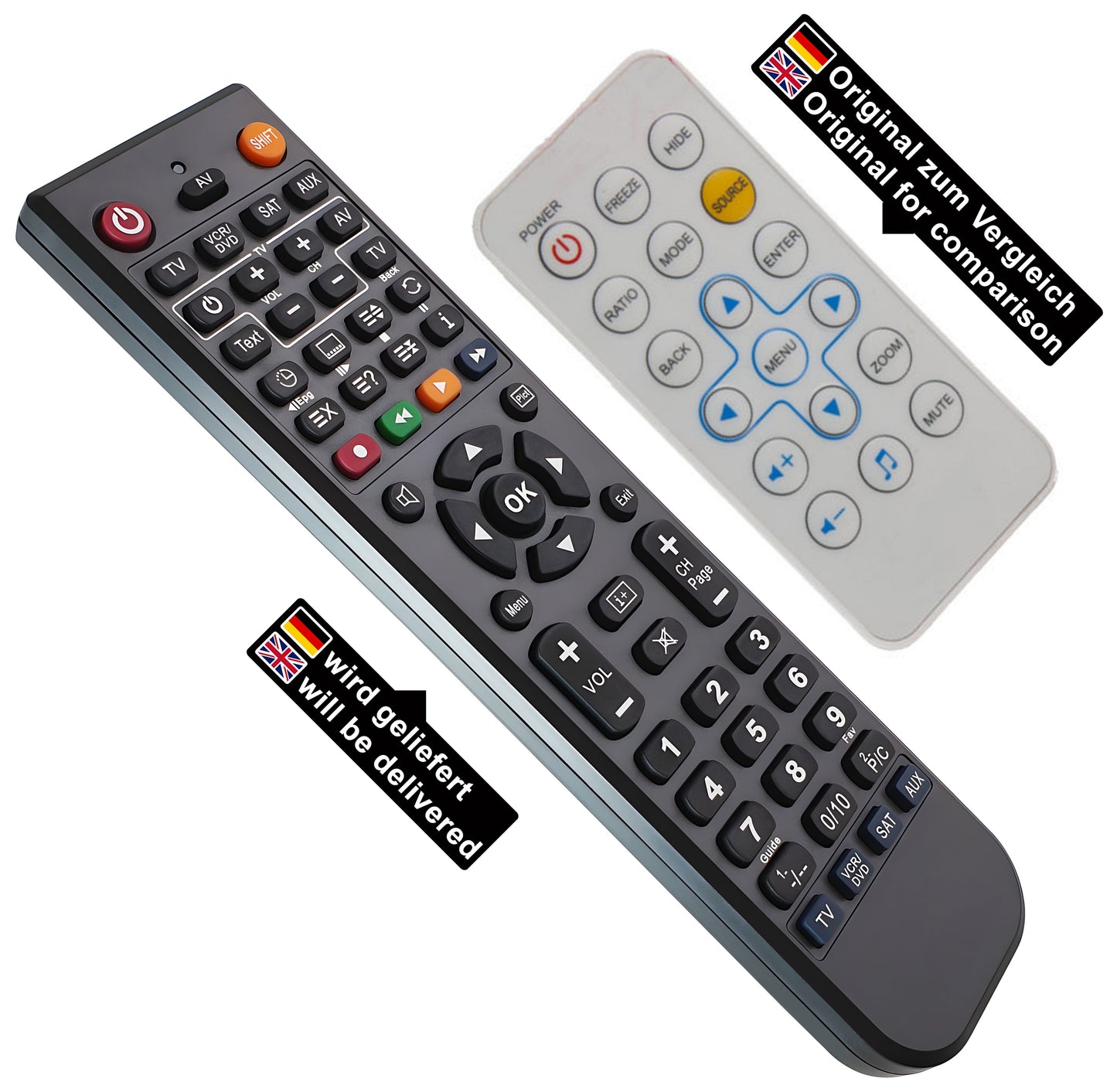 Ersatz Fernbedienung für Acer MC.JGN11.001 | K132 | M1820