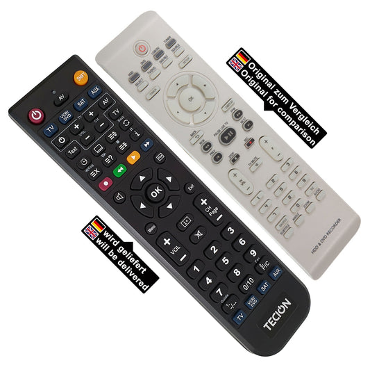 Tecion Fernbedienung für Philips 242259401243 2422 5940 1243