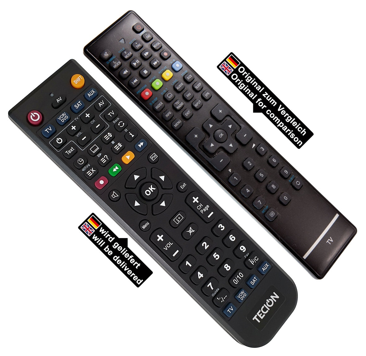 Tecion Fernbedienung für Medion RC1222 MSN 40038768 RC1222 MSN40038768