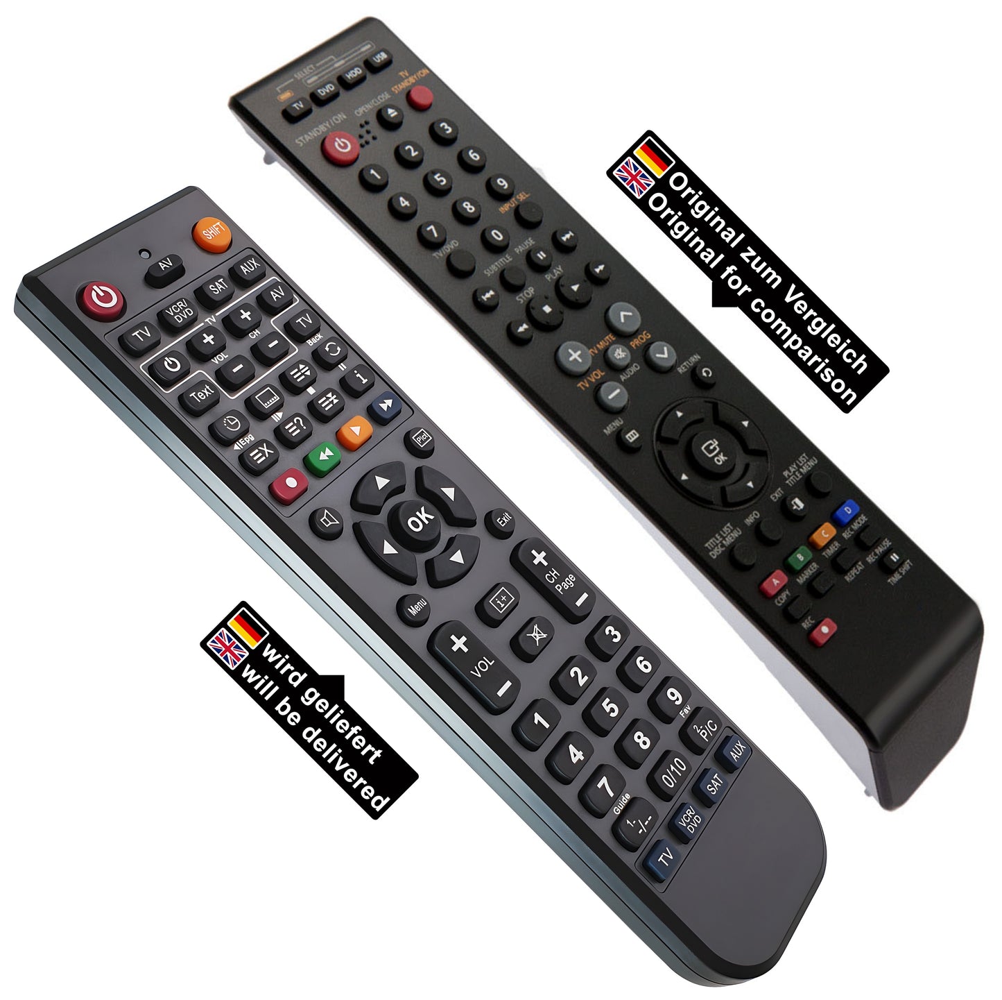 Ersatz Fernbedienung für Samsung 00084B | AK59-00084B | AK5900084B | DVD-HR773