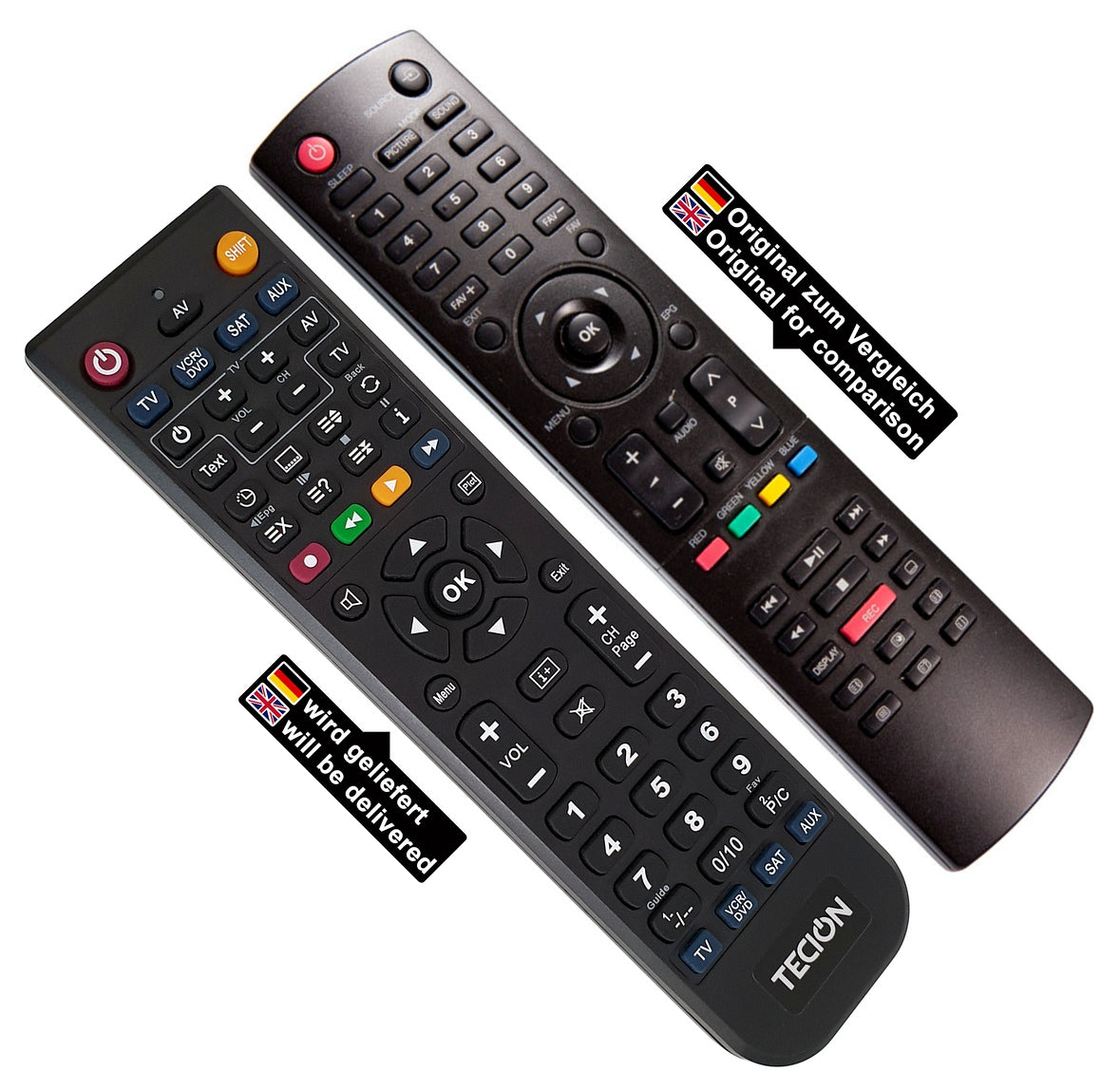 Tecion Fernbedienung für Funai NH-200UD NH200UD