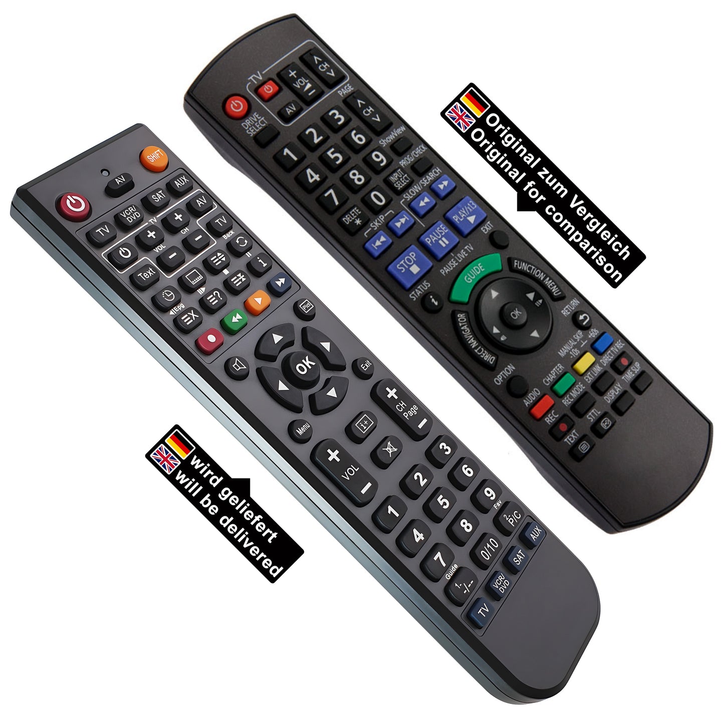 Ersatz Fernbedienung für Panasonic N2QAYB000471