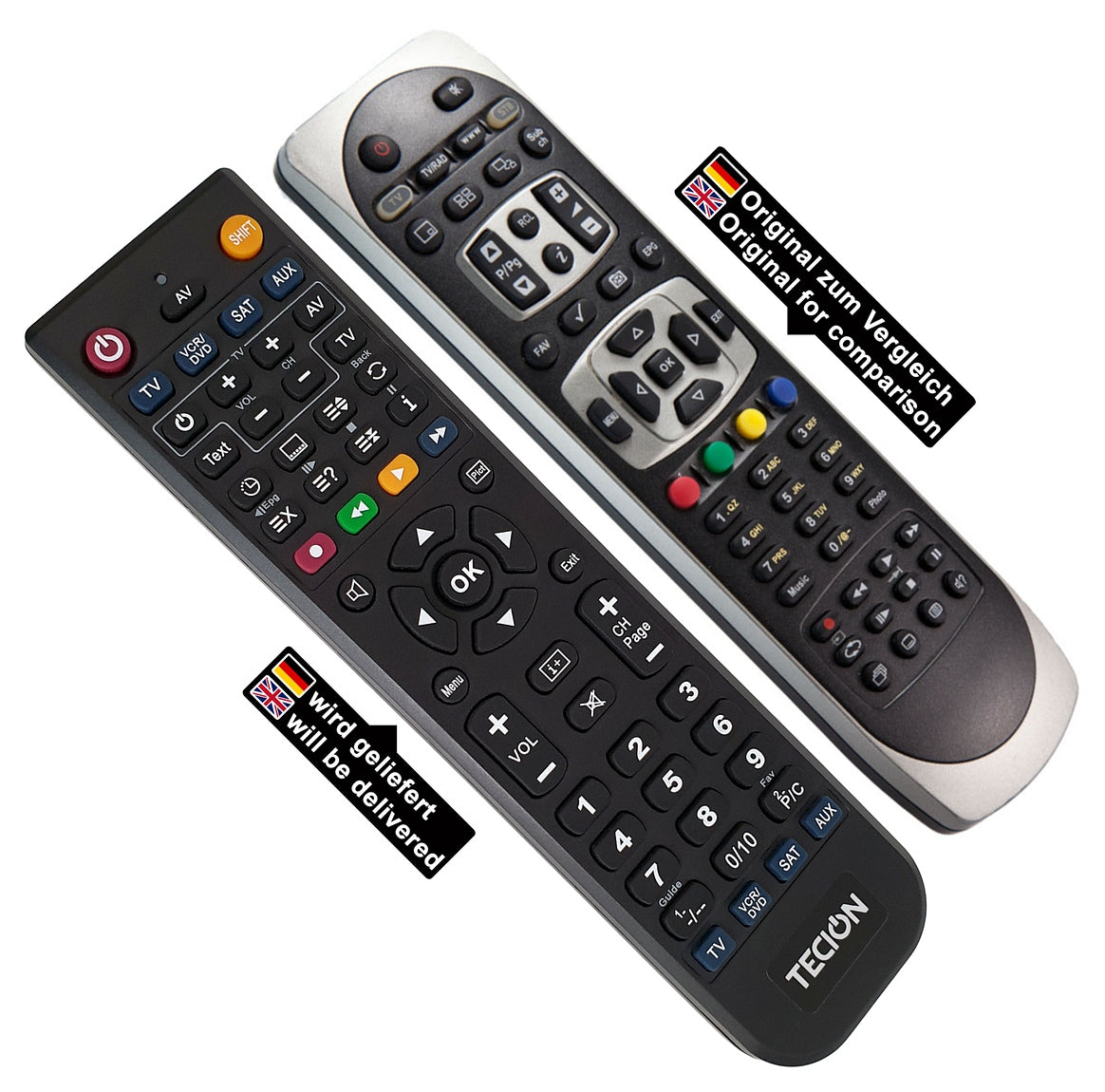 Tecion Fernbedienung für Abcom IPBox 9000 HD